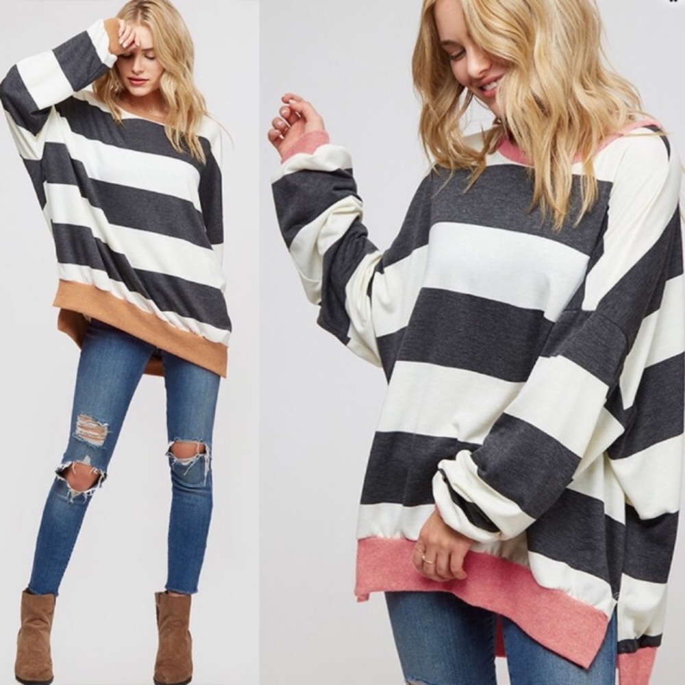 🌟Striped Long Sleeve Top👄